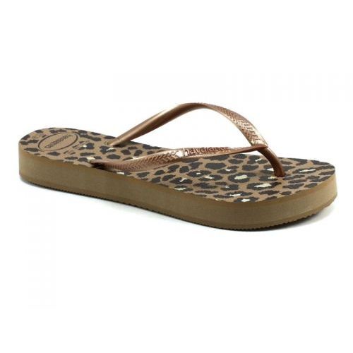Havaianas slippers GOUD Meisjes ( - slipper flatform leopard4144942/3581) - Junior Steps