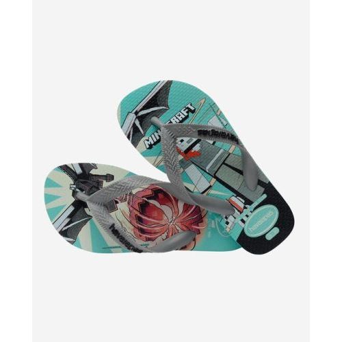 Havaianas slippers grijs Jongens ( - slipper hav. kids minecraft 4145125/0031) - Junior Steps