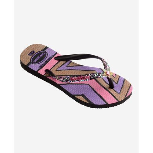 Havaianas slippers paars Meisjes ( - slipper hav. kids slim glitter trendy4146976/0090) - Junior Steps