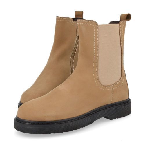 Hip laarzen kort beige Meisjes (Beige korte laars - H1117 combi Beige) - Junior Steps