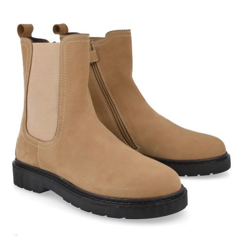 Hip laarzen kort beige Meisjes (Beige korte laars - H1117 combi Beige) - Junior Steps