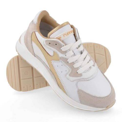 Hip sneakers beige Meisjes ( - beige sneakerH1051) - Junior Steps