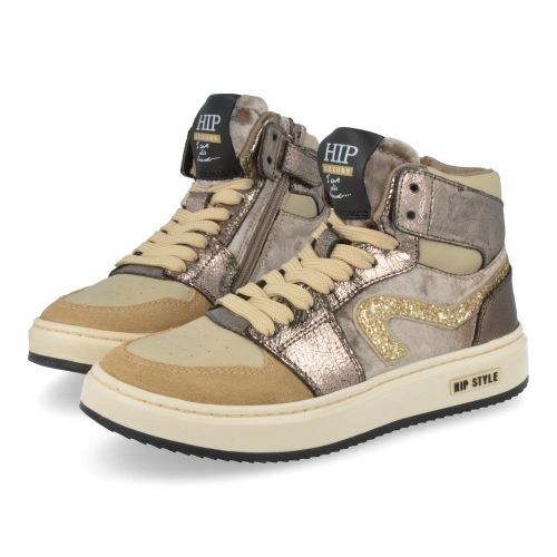 Hip sneakers beige Meisjes (beige sneaker  - H1765/N) - Junior Steps