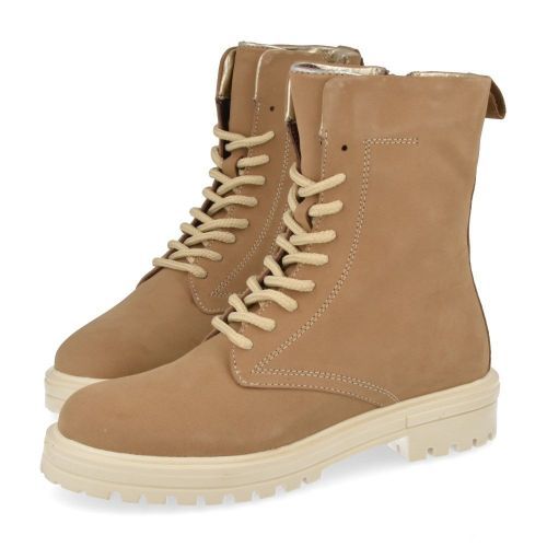 Hip Botte à lacets beige Filles (H1129 combi beige) - Junior Steps