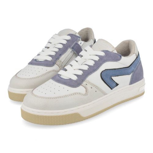 Hip sneakers blauw Jongens ( - blauwe  sneakerH1618) - Junior Steps