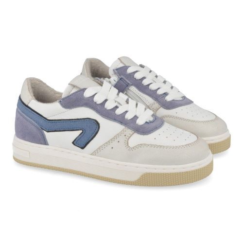 Hip sneakers blauw Jongens ( - blauwe  sneakerH1618) - Junior Steps