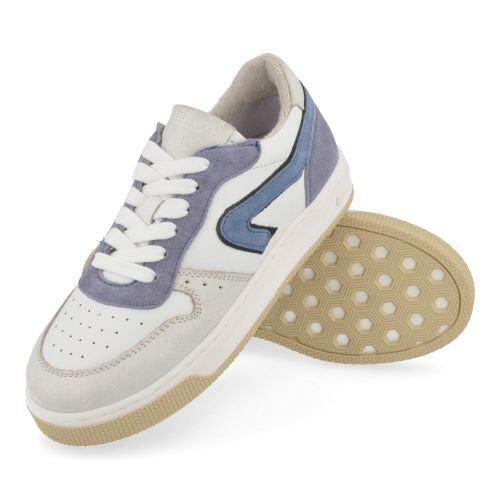 Hip sneakers blauw Jongens ( - blauwe  sneakerH1618) - Junior Steps