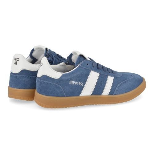 Hip sneakers blauw Jongens ( - blauwe sneaker H1511) - Junior Steps