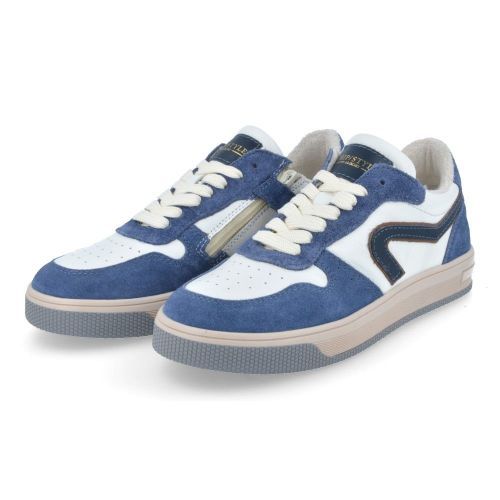 Hip sneakers blauw Jongens (blauwe  sneaker - H1618) - Junior Steps