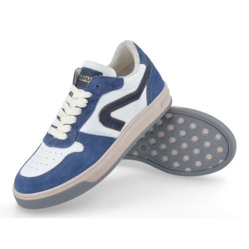 Hip sneakers blauw Jongens (blauwe  sneaker - H1618) - Junior Steps