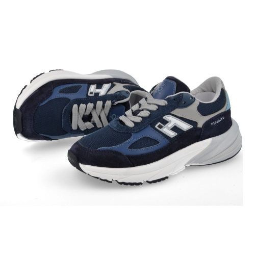 Hip sneakers blauw Jongens (Blauwe sneaker  - H1667) - Junior Steps