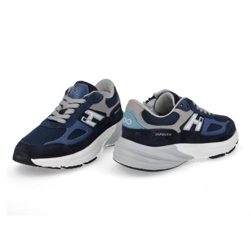 Hip sneakers blauw Jongens (Blauwe sneaker  - H1667) - Junior Steps