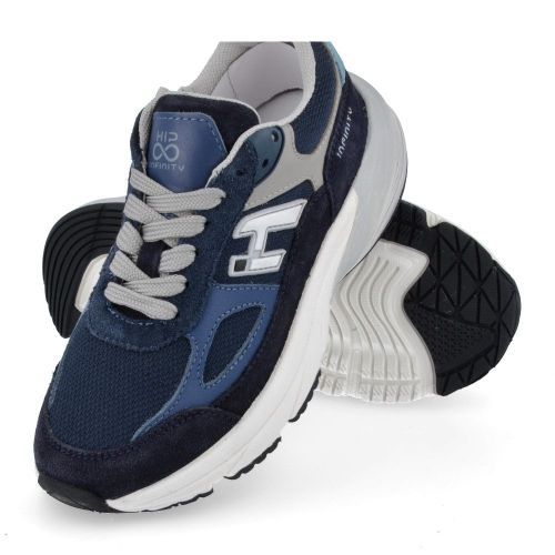 Hip sneakers blauw Jongens (Blauwe sneaker  - H1667) - Junior Steps
