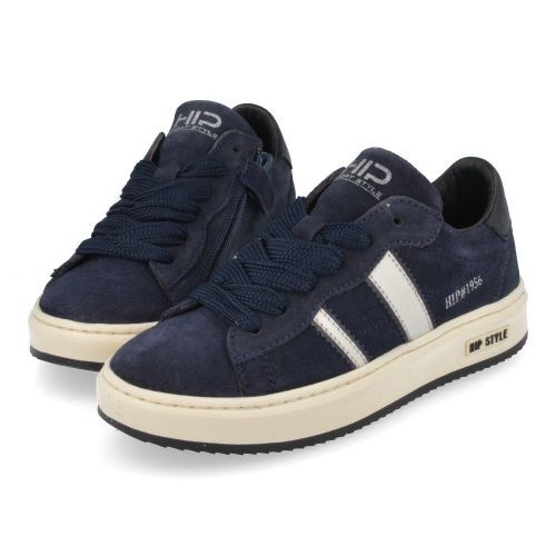 Hip sneakers blauw  (blauwe sneaker - H1102 A) - Junior Steps