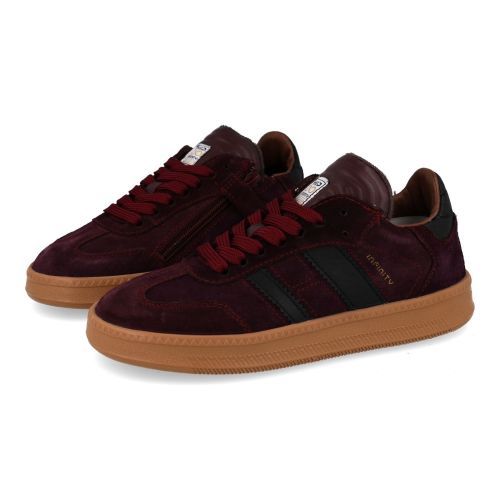 Hip sneakers bordeaux  (bordeaux sneaker - H1090) - Junior Steps