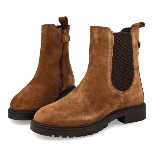 Hip laarzen kort cognac Meisjes (cognac korte laars - H1235) - Junior Steps