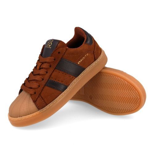 Hip sneakers cognac  (cognac nubuck sneaker - H1120) - Junior Steps