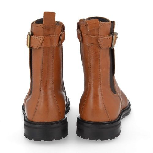 Hip Lace-up boots cognac Girls (H1314) - Junior Steps
