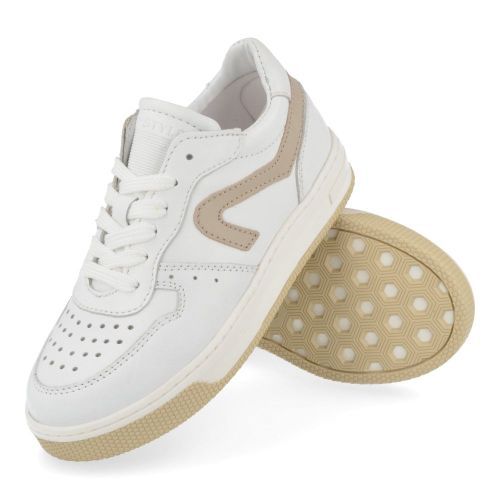 Hip sneakers wit Meisjes ( - combi wit sneakerH1618/G) - Junior Steps