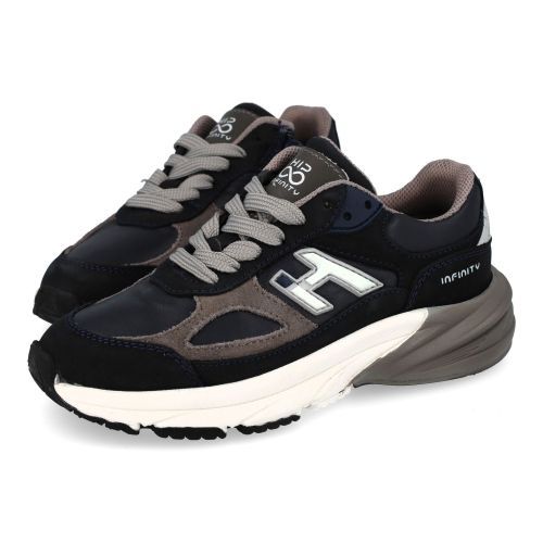 Hip sneakers donkerblauw  (donker blauwe sneaker  - H1667) - Junior Steps