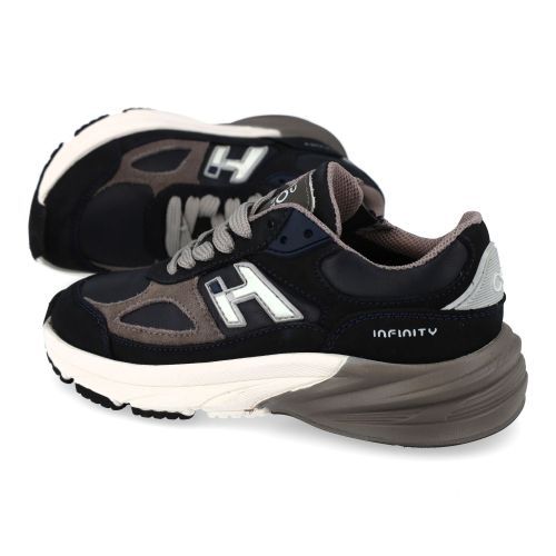 Hip sneakers donkerblauw  (donker blauwe sneaker  - H1667) - Junior Steps