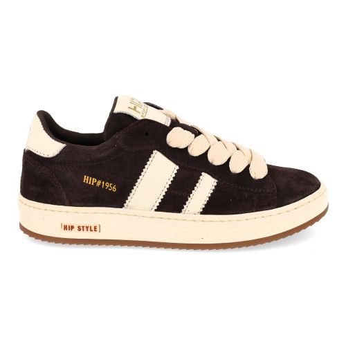 hip sneakers donkerbruin