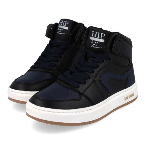 Hip sneakers blauw  (donkerblauwe sneaker - H1765) - Junior Steps