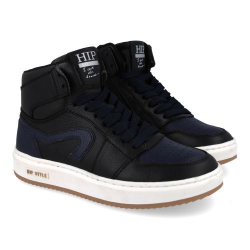 Hip sneakers blauw  (donkerblauwe sneaker - H1765) - Junior Steps