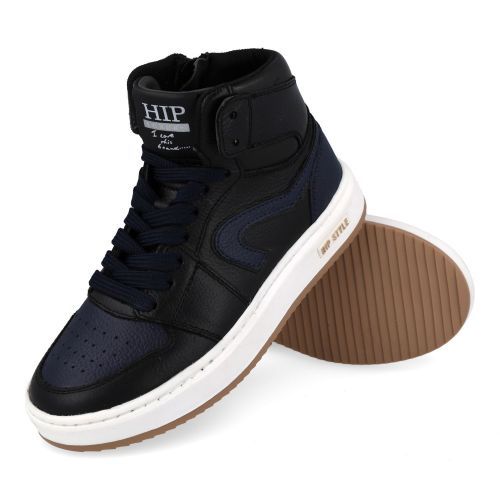 Hip sneakers blauw  (donkerblauwe sneaker - H1765) - Junior Steps