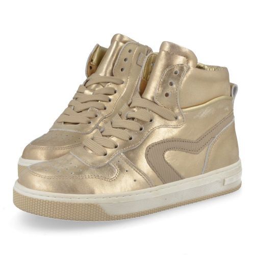 Hip sneakers GOUD Meisjes ( - Gouden sneaker H1301) - Junior Steps