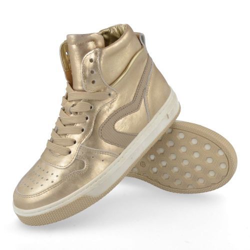 Hip sneakers GOUD Meisjes ( - Gouden sneaker H1301) - Junior Steps
