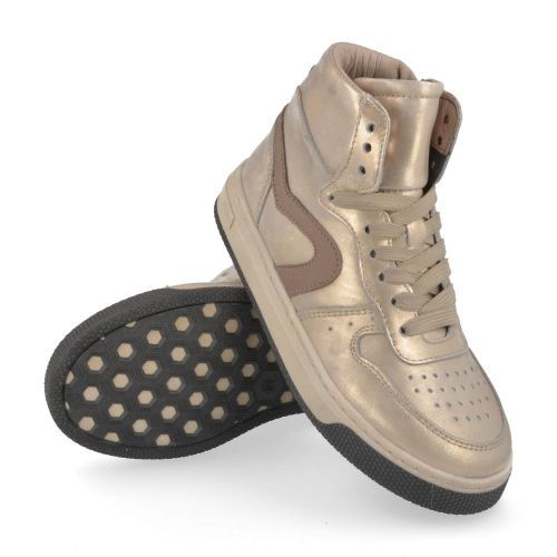 Hip sneakers GOUD Meisjes ( - gouden sneaker H1301) - Junior Steps