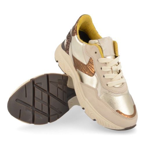 Hip sneakers GOUD Meisjes ( - gouden sneaker H1322) - Junior Steps