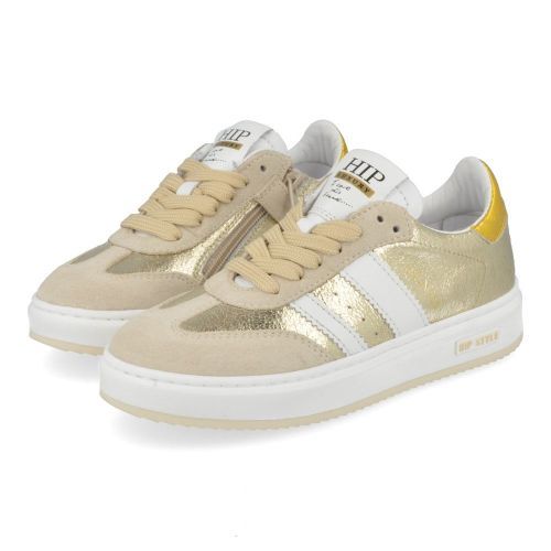 Hip sneakers GOUD Meisjes ( - gouden sneaker H1510) - Junior Steps