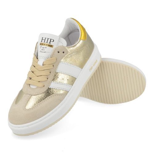 Hip sneakers GOUD Meisjes ( - gouden sneaker H1510) - Junior Steps