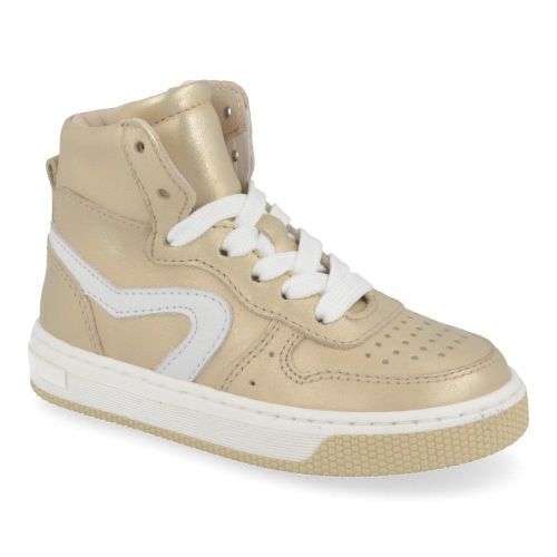 Hip sneakers GOUD Meisjes ( - Gouden sneaker P1301) - Junior Steps