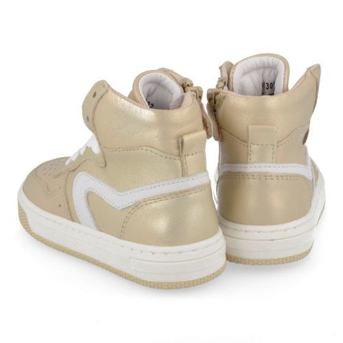 Hip sneakers GOUD Meisjes ( - Gouden sneaker P1301) - Junior Steps