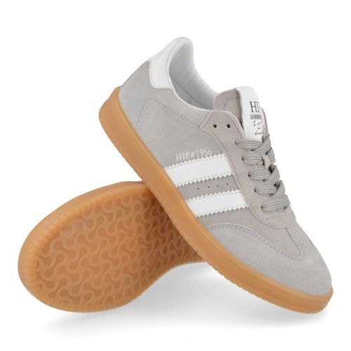 Hip sneakers lichtgrijs  ( - grijze combi sneakerH1511/M) - Junior Steps