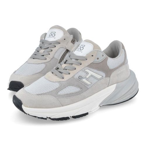 Hip sneakers blauw  (grijze sneaker  - H1667) - Junior Steps