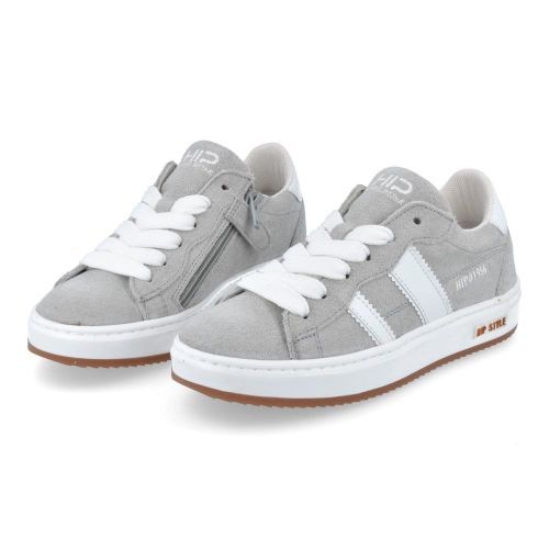 Hip sneakers grijs  (grijze sneaker - H1102) - Junior Steps