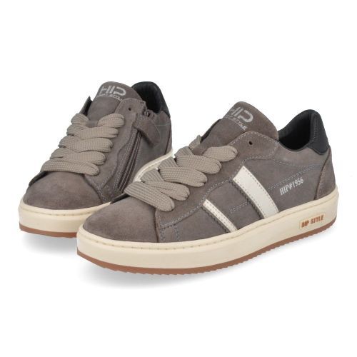 Hip sneakers grijs  (Grijze sneaker - H1102/B) - Junior Steps