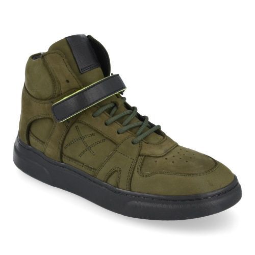 Hip sneakers kaki Jongens ( - kaki sneaker H1490) - Junior Steps