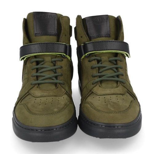 Hip sneakers kaki Jongens ( - kaki sneaker H1490) - Junior Steps