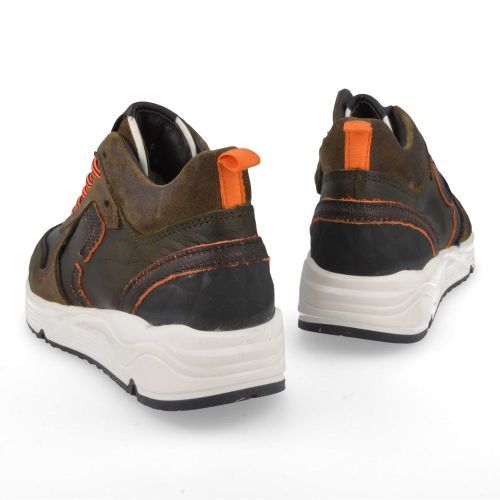 Hip sneakers kaki Jongens ( - kaki sneaker H1496) - Junior Steps