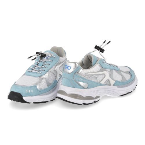 Hip sneakers lichtblauw Meisjes (lichtblauwe sneaker - H1662) - Junior Steps