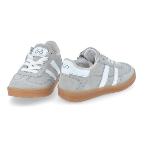 Hip sneakers lichtgrijs  (lichtgrijze sneaker - H1500) - Junior Steps