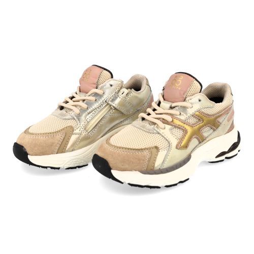 Hip sneakers roze  (rozé metallic sneaker - H1161) - Junior Steps