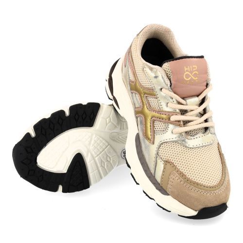 Hip sneakers roze  (rozé metallic sneaker - H1161) - Junior Steps