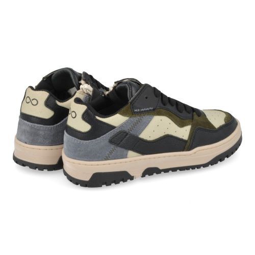 Hip sneakers wit Jongens (wit zwarte sneaker - H1139/E) - Junior Steps