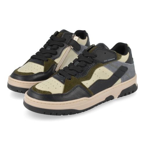 Hip sneakers wit Jongens (wit zwarte sneaker - H1139/E) - Junior Steps